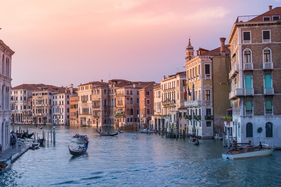 Venice - image Rebe Adeilaida, Unsplash Boats and gondolas on a Venice canal